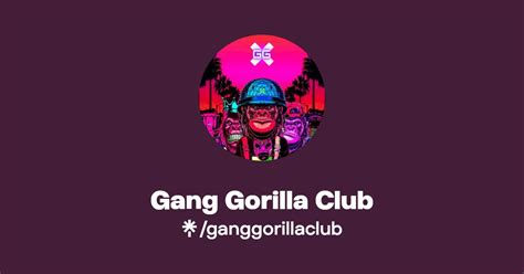 Gang Gorilla Club Instagram Linktree