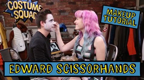 Edward Scissorhands Makeup Tutorial - DIY Costume Squad | Edward ...