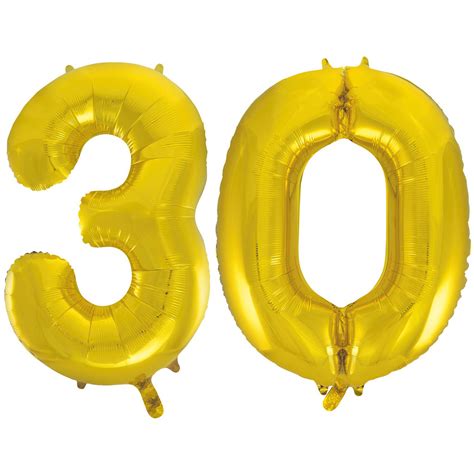 Jumbo Gold Foil Balloons 30