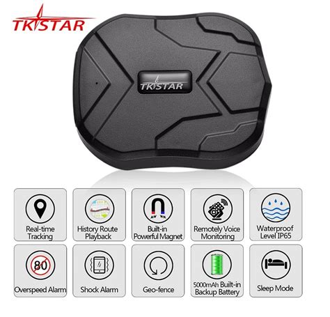 Tkstar Rastreador Gps Para Coche Tk Mah D As De Bater A En