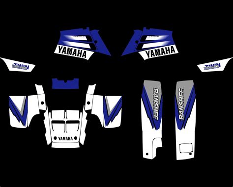 Kit D Co Yamaha Banshee Origine Bleu Boutique Kit D Co Moto