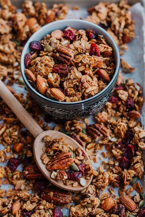 Autumn Spiced Honey Nut Granola Recipe