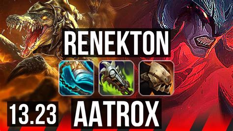 Renekton Vs Aatrox Top Godlike 300 Games 13 4 8 Na Grandmaster