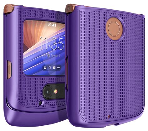 Case For Motorola RAZR 5G Flip Phone Nakedcellphone Protective Snap On