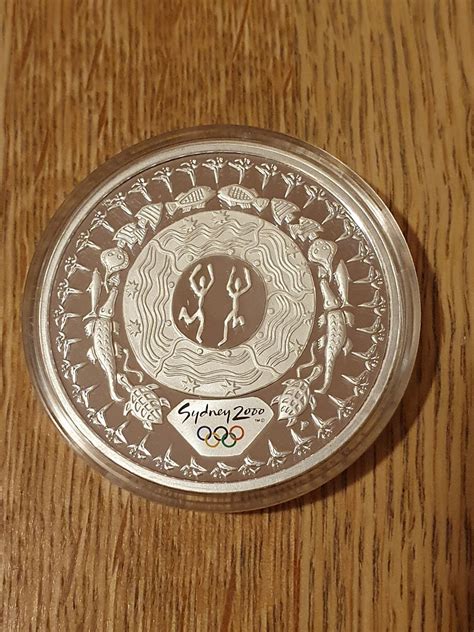 Moneta srebrna 1 oz Olimpiada Sydney 2000r GDYNIA Ogłoszenie na