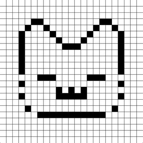 Cat Pixels Crochet Pattern 1 Pixel Crochet Pixel Art Pattern Easy Pixel Art