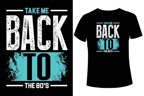 Take me back t-shirt design template 11684887 Vector Art at Vecteezy