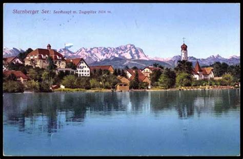 Ansichtskarte Postkarte Starnberg See Seeshaupt M Akpool De