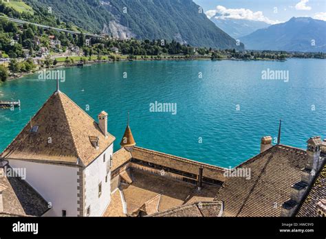 Chateau Chillon Montreux Switzerland Stock Photo Alamy