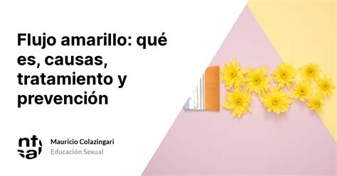 Flujo amarillo qué es causas tratamiento y prevención TuInfoSalud