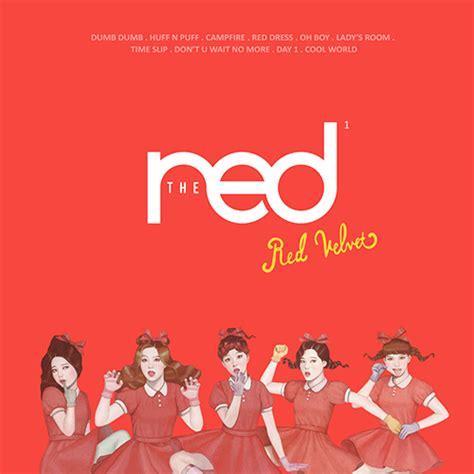 Red Velvet - 'The Red' Album Cover Redesign on Behance | The red album ...