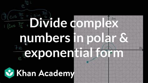 Dividing Complex Numbers In Polar And Exponential Form Precalculus