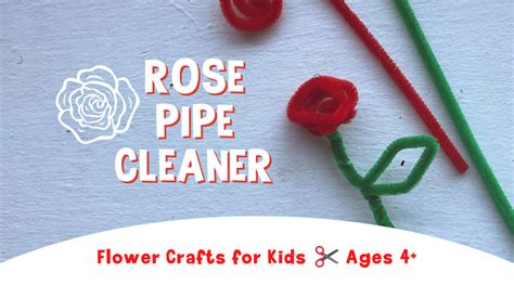 Rose Pipe Cleaner Craft – LCCraft