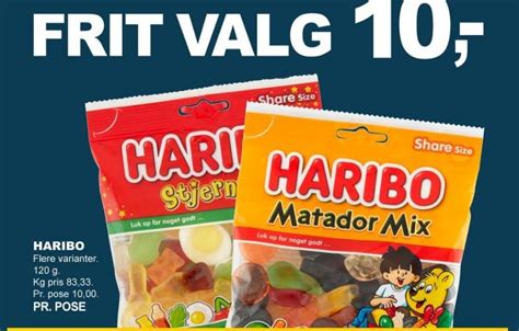 Haribo Matador Mix Slikposer Let Køb januar 2023 Alle Tilbudsavis