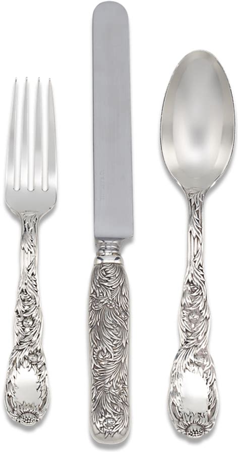 Download Chrysanthemum Flatware Service 252 Pieces Knife Full Size