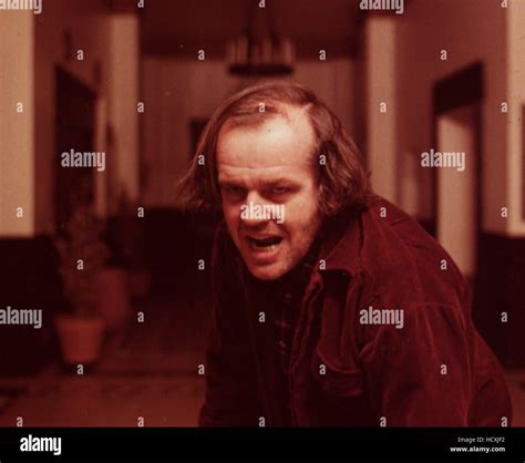 The Shining Jack Nicholson 1980 Stock Photo Alamy