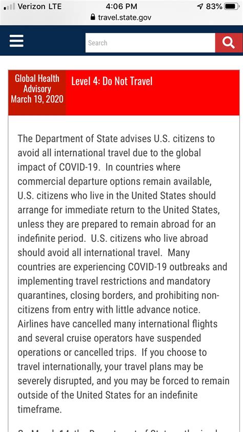 David Williams On Twitter ⚠️travel Advisory⚠️ The Us Department Of