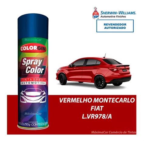 Tinta Spray Automotivo Vermelho Monte Carlo Fiat Ml