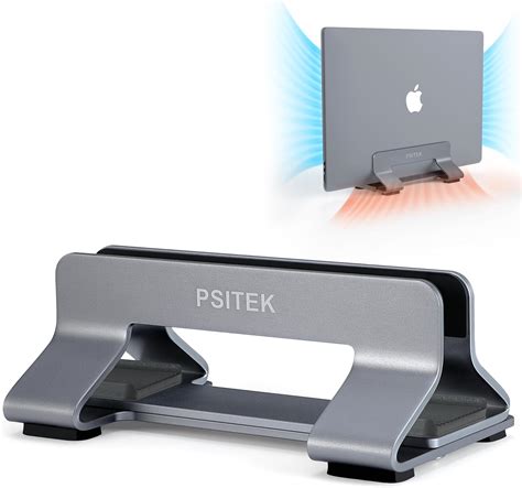 Psitek Einstellbar Aluminium Laptop St Nder Vertikal Dockhalter