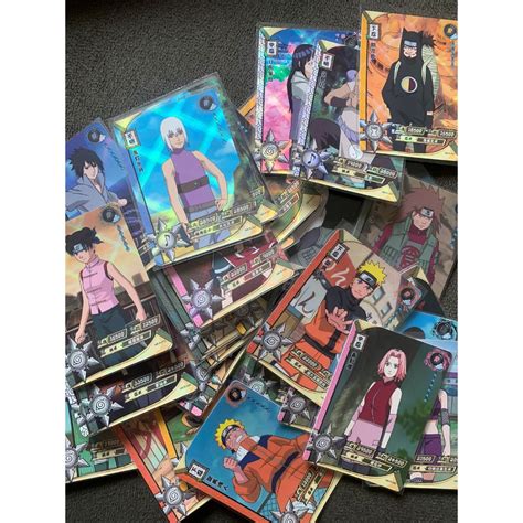 Lote De Cartas Naruto Tcg Kayou Cartas Raridade R Shopee Brasil