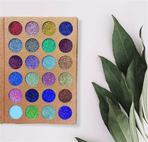 Tv Parlour Glamze New Arrival Long Lasting Glitter Eyeshadow Palette 24