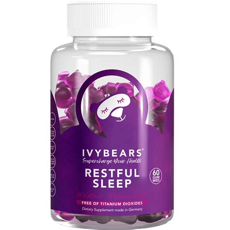 Ivybears Vitamine Pentru Un Somn Linistit Restful Sleep Capsule