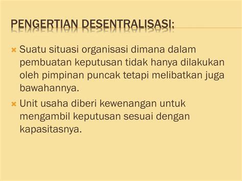 PPT DESENTRALISASI DAN AKUNTANSI PERTANGGUNGJAWABAN PowerPoint