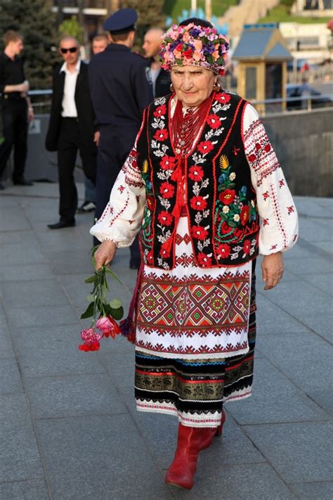 Local Style Traditional Costume Of Ukraine