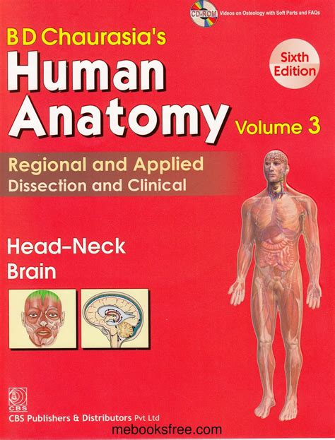 BD Chaurasias Human Anatomy Volume 3 Head Neck And Brain 6th