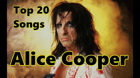 Top 10 Alice Cooper Songs 20 Songs Greatest Hits Youtube