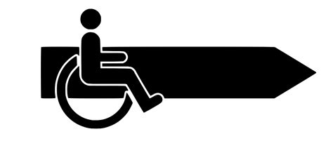 Svg Direction Note Wheelchair Shield Free Svg Image Icon Svg Silh