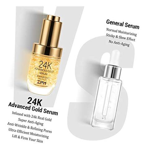 24k Gold Anti Aging Face Serum Moisturizer Enriched With Vitamin C