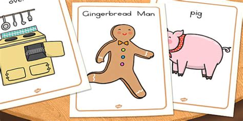 The Gingerbread Man Display Posters Hecho Por Educadores