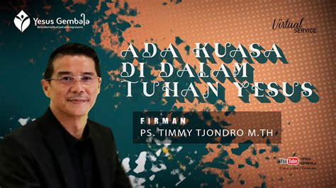 Ada Kuasa Di Dalam Yesus Ibadah Live Hari Ini Minggu 27 November 2022