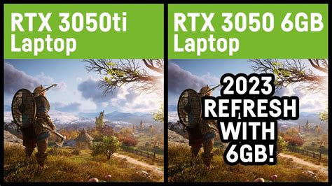 Rtx 3050ti Vs Rtx 3050 6gb 2023 Refresh Laptop Notebook Youtube