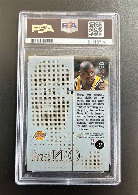 Letao Skybox Molten Metal Fusion Shaquille O Neal