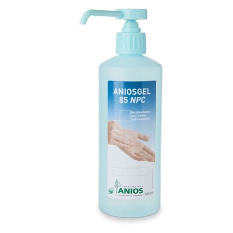 Gel hydroalcoolique désinfectant Aniosgel 85 NPC 500ML Delcourt