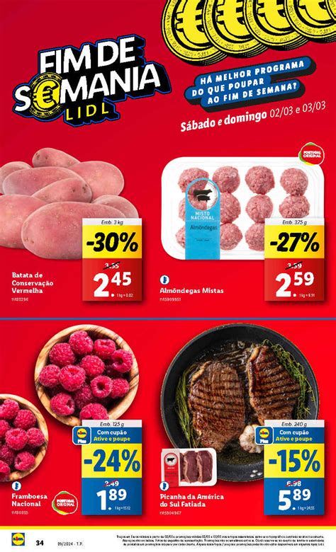 Antevis O Folheto Lidl Fim De Semana Promo Es A De Mar O O Ca A