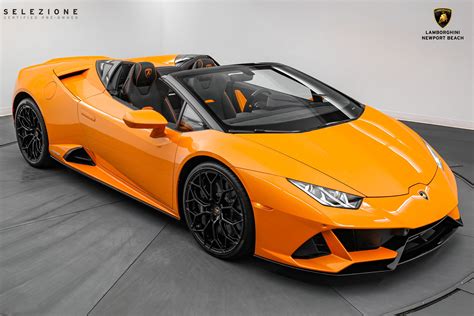 Lamborghini Huracan EVO Spyder - Bugatti Newport Beach - United States ...