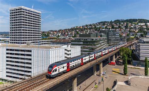 Rabe Der Sbb Zwischen Z Rich Oerlikon Und Z Rich Hardbr Cke