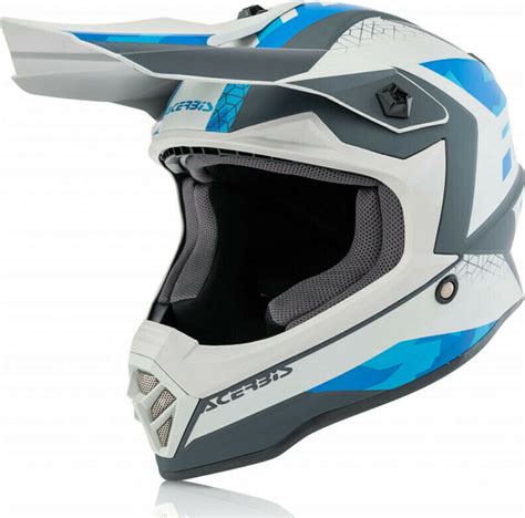 Мотошлем детский кроссовый Acerbis IMPACT STEEL JUNIOR Blue/Grey, S (47 ...
