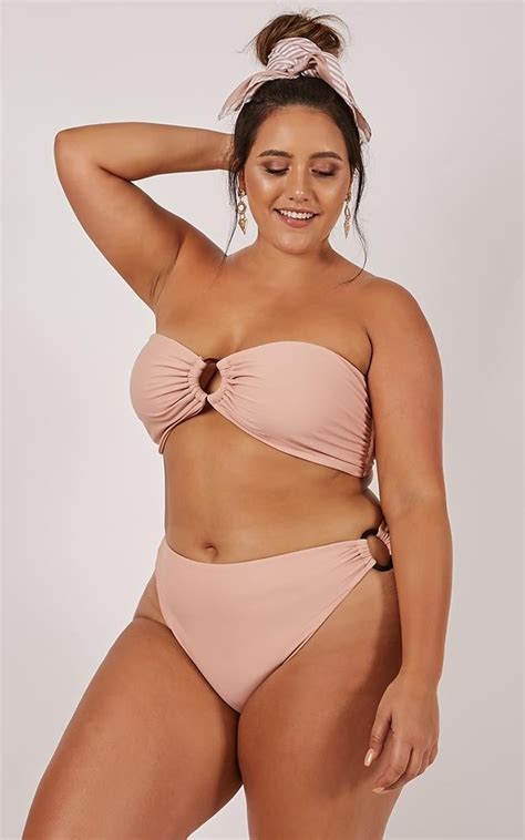 Rosey Bikini Bottom In Blush Showpo