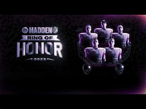 RING OF HONOR LINEUP GAMEPLAY DEION SANDERS IS A GLITCH MADDEN 23