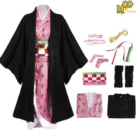 Jual Readyy Nezuko Cosplay Demon Slayer Nezuko Costume For Kids Nezuko