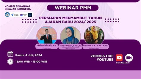 Live Streaming Webinar Persiapan Menyambut Tahun Ajaran Baru