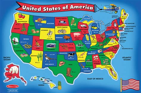 Puzzle Map Of The United States - Map