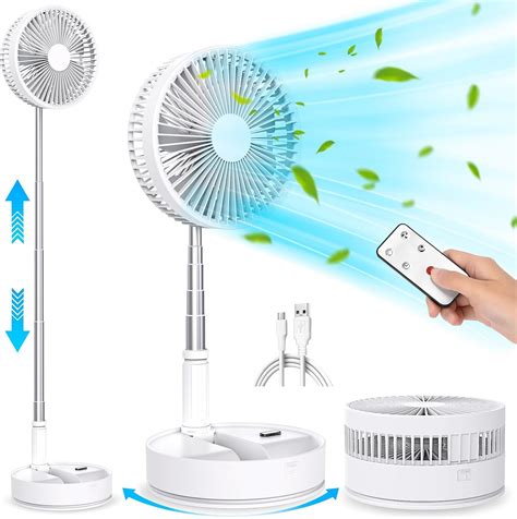 Amazon Lipety Portable Foldable Rechargeable Oscillating Fan