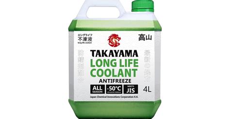 Антифриз Takayama Long Life Coolant Green, P-OAT, LLC, зелёный ...