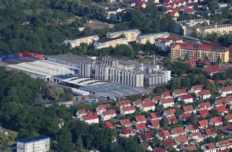 Gotha Aus Der Vogelperspektive Bierbrauerei Werksgel Nde Der Paulaner