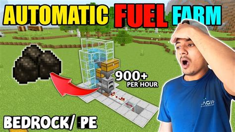 How To Make Fuel Farm In Minecraft PE Automatic Fuel Farm Minecraft 1